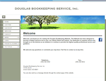 Tablet Screenshot of douglasbookkeeping.com